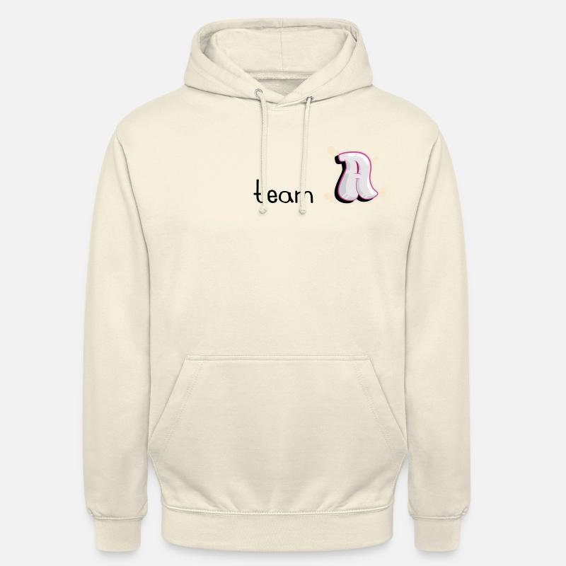 équipe A - Sweat-shirt à capuche unisexe - vanille