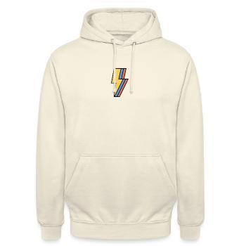 Erklärtalot Lightning - Unisex Hoodie - Vanille-Milchshake - Vorne - Alina (178cm) & Michal (187cm)