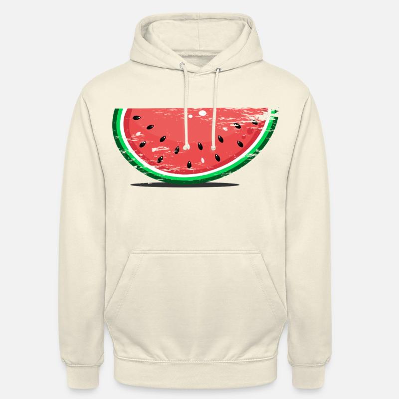 Tranche de conception de pastèque utilisée Sweat-shirt à capuche unisexe