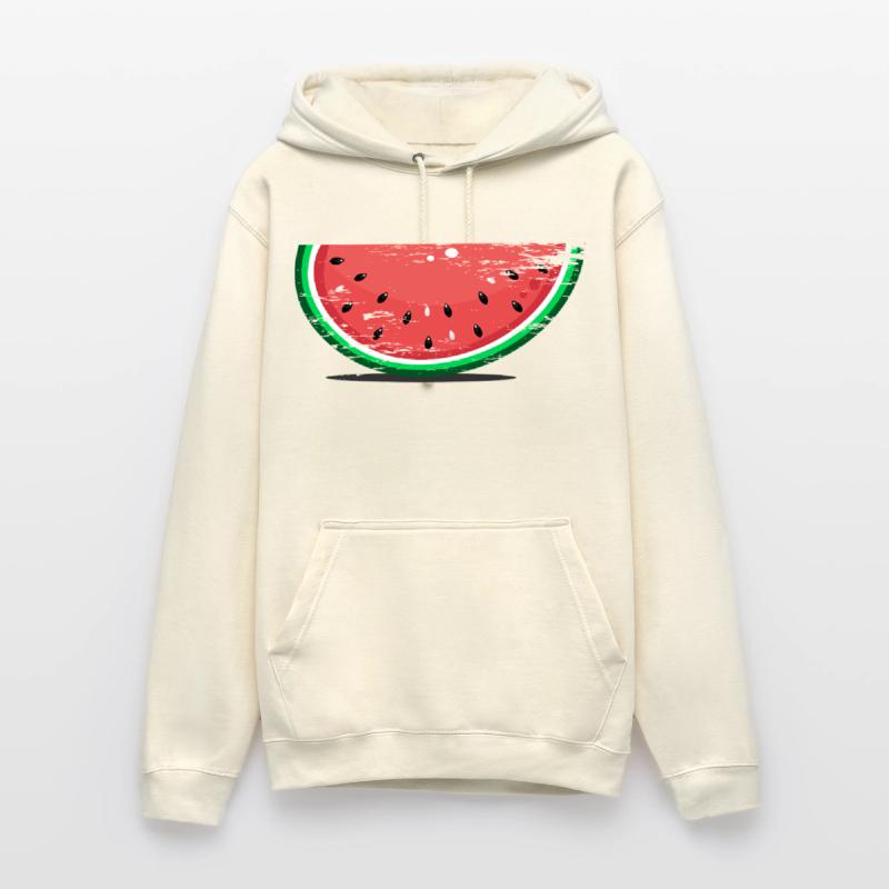 Tranche de conception de pastèque utilisée Sweat-shirt à capuche unisexe