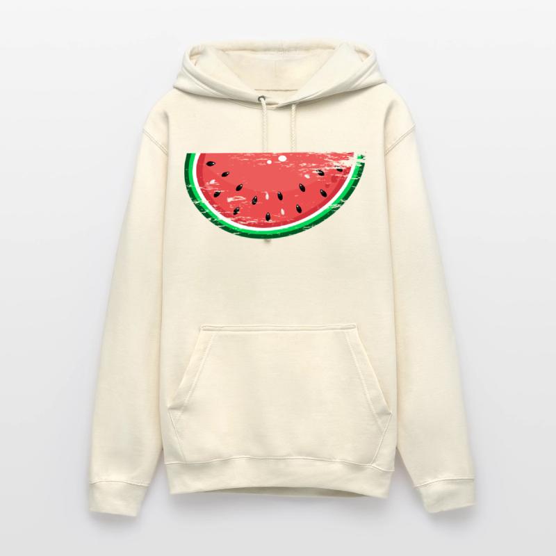 Tranche de conception de pastèque utilisée Sweat-shirt à capuche unisexe