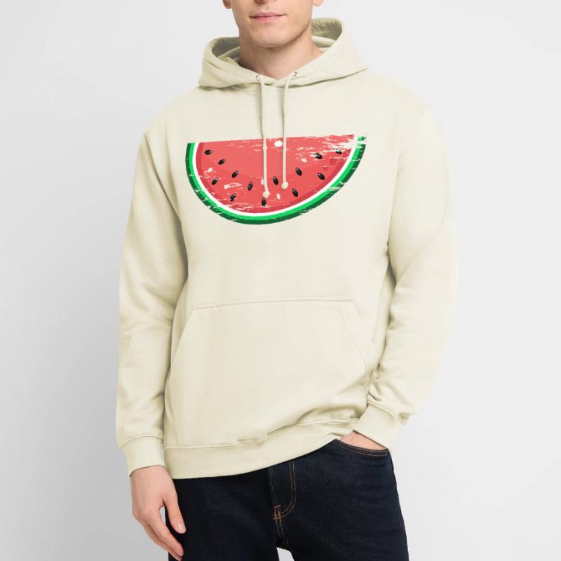 Tranche de conception de pastèque utilisée Sweat-shirt à capuche unisexe