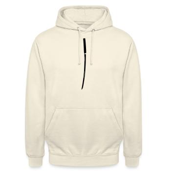 Shirasaya Katana Three Colors Swords Vector - Unisex Hoodie - vanilla - Front - Alina (178cm) & Michal (187cm)