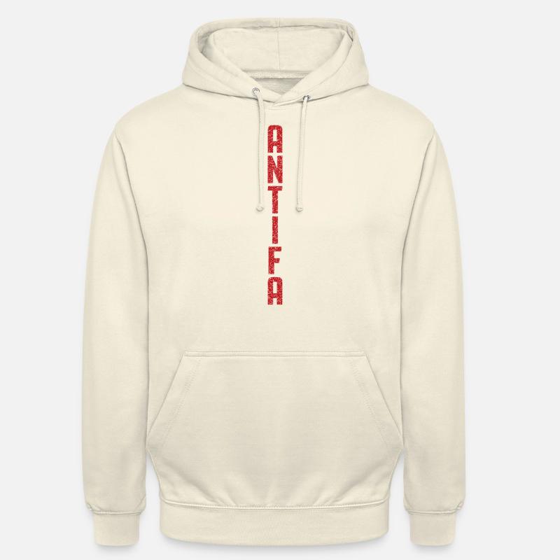 Antifa Vertikal - Unisex Hoodie - Vanille-Milchshake
