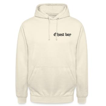 Ghost Boy Aesthetic - Unisex Hoodie - vanilla - Front - Alina (178cm) & Michal (187cm)