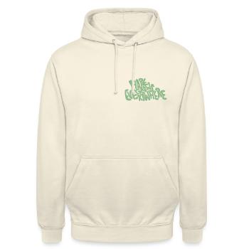 Hope Grows Everywhere - Unisex Hoodie - Vanille-Milchshake - Vorne - Alina (178cm) & Michal (187cm)