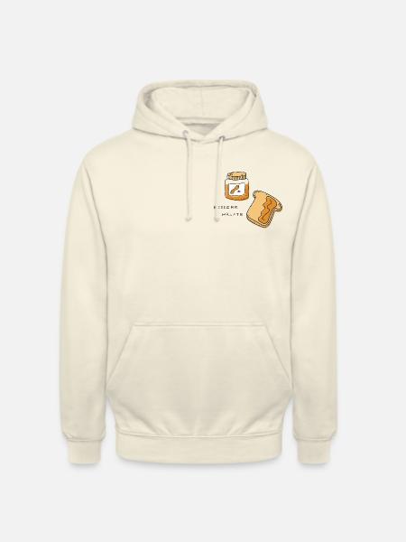 Bessere Hälfte | PBJ | Peanutbutter | Partnerlook - Unisex Hoodie - Vanille-Milchshake