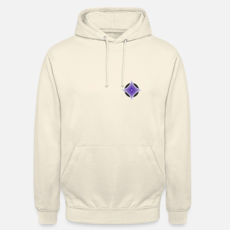 Courbure spatio-temporelle - Sweat-shirt à capuche unisexe - vanille