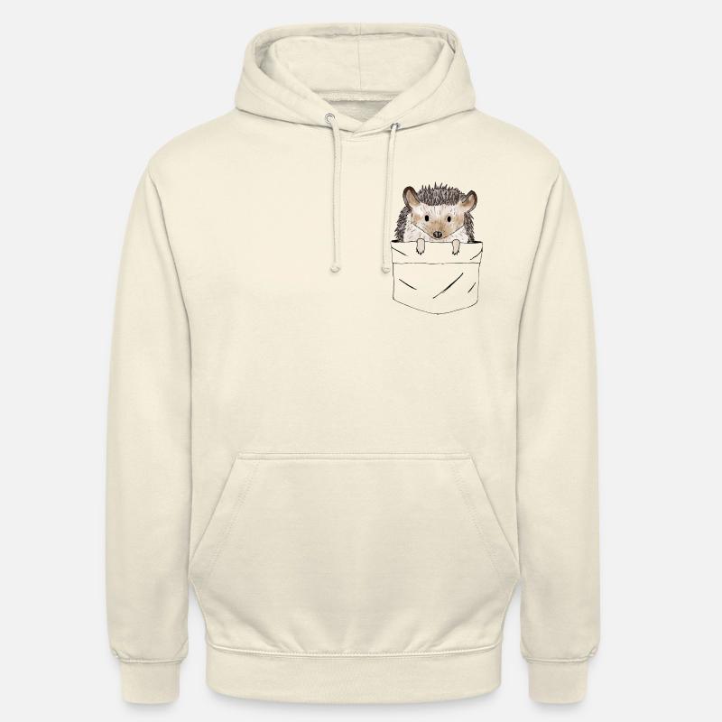 ficka igelkott - Luvtröja unisex - vaniljmilkshake