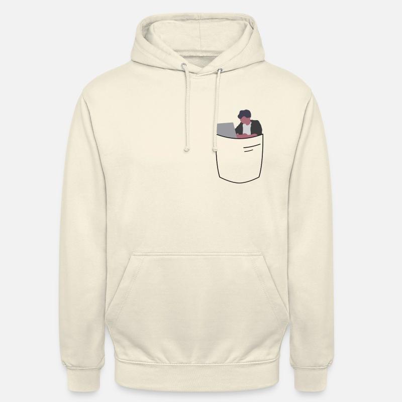 Programmierer in der Brusttasche - Unisex Hoodie - Vanille-Milchshake