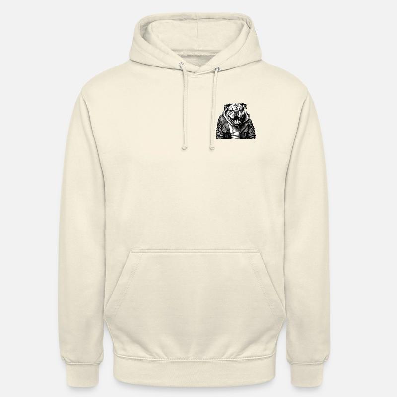 bouledogue britannique Bully - Sweat-shirt à capuche unisexe - vanille