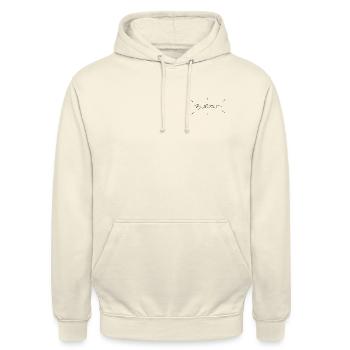Burst und platze! - Unisex Hoodie - Vanille-Milchshake - Vorne - Alina (178cm) & Michal (187cm)
