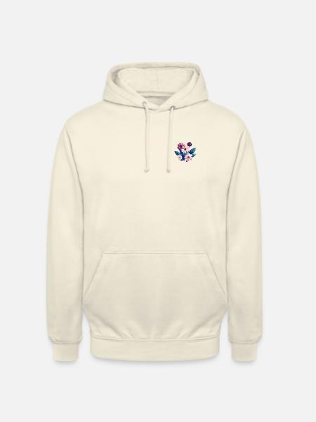 Fiori, bouquet, fiori, vivaio - Felpa con cappuccio unisex - milkshake