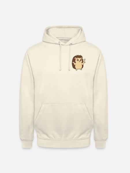 Igel Achselzucken Geste - Unisex Hoodie - Vanille-Milchshake