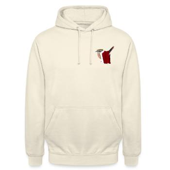 Zaunkönig - Unisex Hoodie - Vanille-Milchshake - Vorne - Alina (178cm) & Michal (187cm)