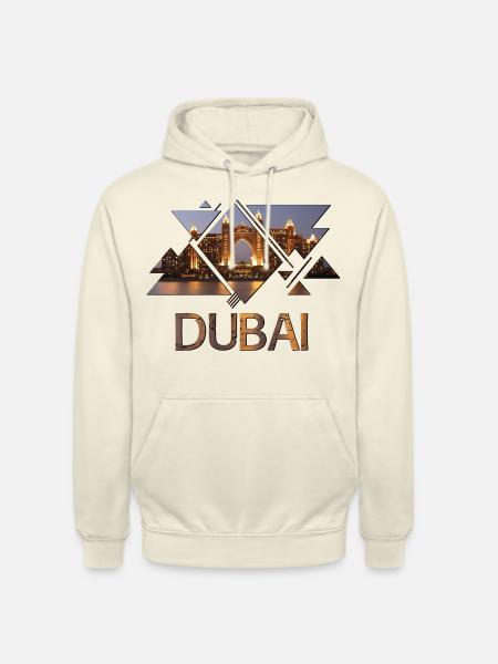 Dubai Forenede Arabiske Emirater The Palm - Hættetrøje unisex - vaniljemilkshake
