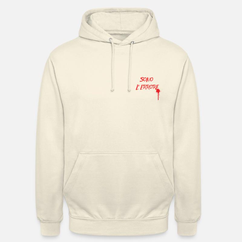 Ich bin der Fehler 😌 - Unisex Hoodie - Vanille-Milchshake