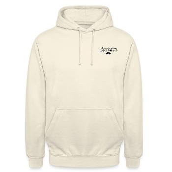 Survivor - Unisex Hoodie - Vanille-Milchshake - Vorne - Alina (178cm) & Michal (187cm)