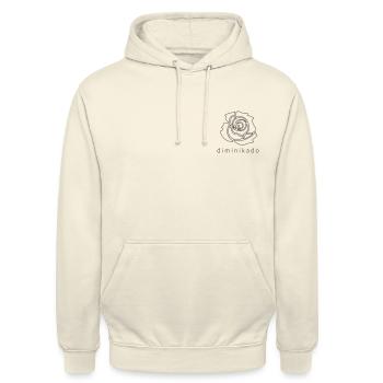 diminikado - Unisex Hoodie - vanilla - Front - Alina (178cm) & Michal (187cm)