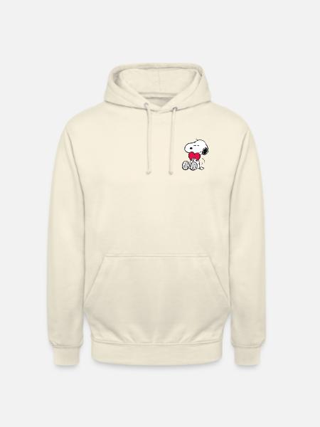 Peanuts Snoopy mit Herz - Unisex Hoodie - Vanille-Milchshake