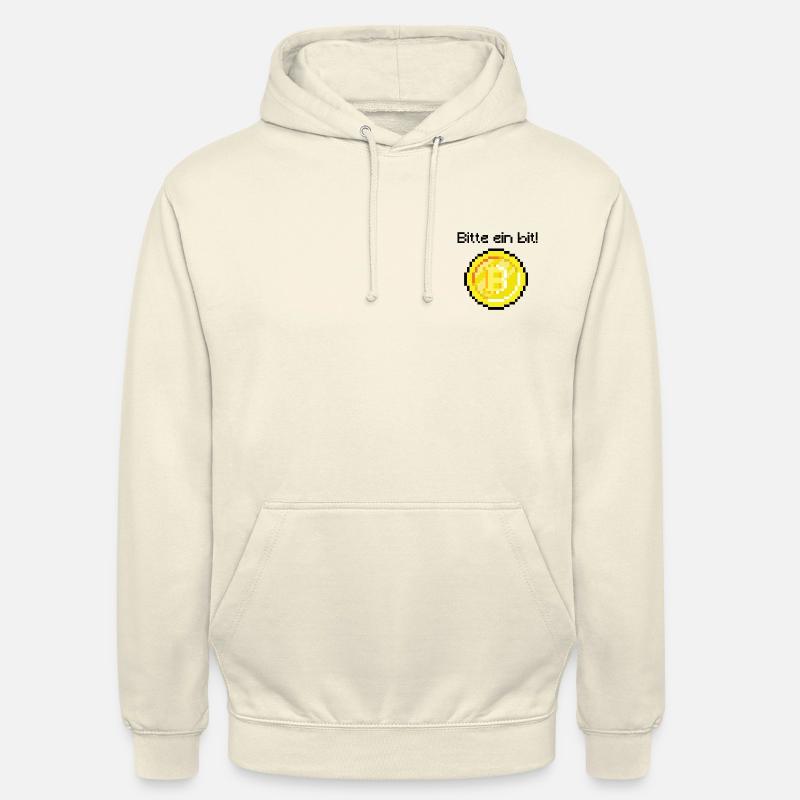 Bitcoin Maximalist (Bitte ein bit!) - Unisex Hoodie - Vanille-Milchshake