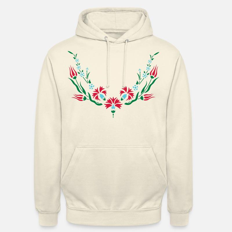 Les fleurs préférées du sultan - Sweat-shirt à capuche unisexe - vanille