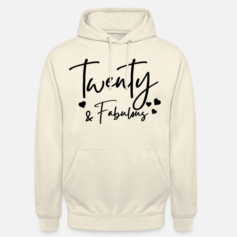 twenty fabulous - Unisex Hoodie - vanilla