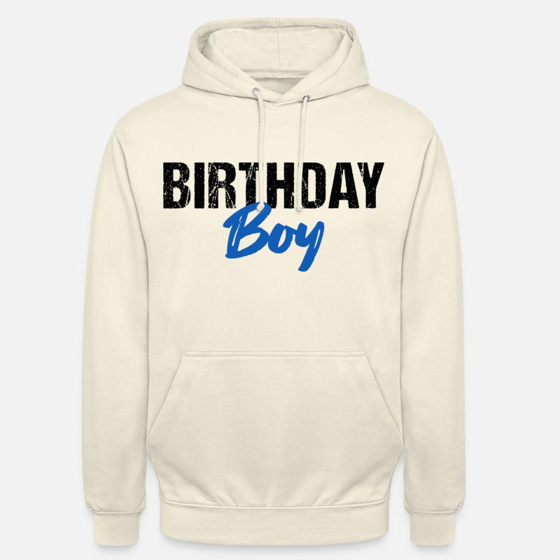 Garçon d’anniversaire - Sweat-shirt à capuche unisexe - vanille