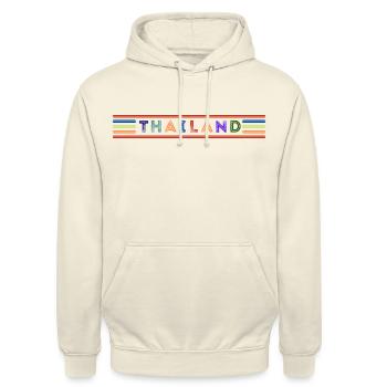 Thailand - Sweat-shirt à capuche unisexe - vanille - Devant - Alina (178cm) & Michal (187cm)