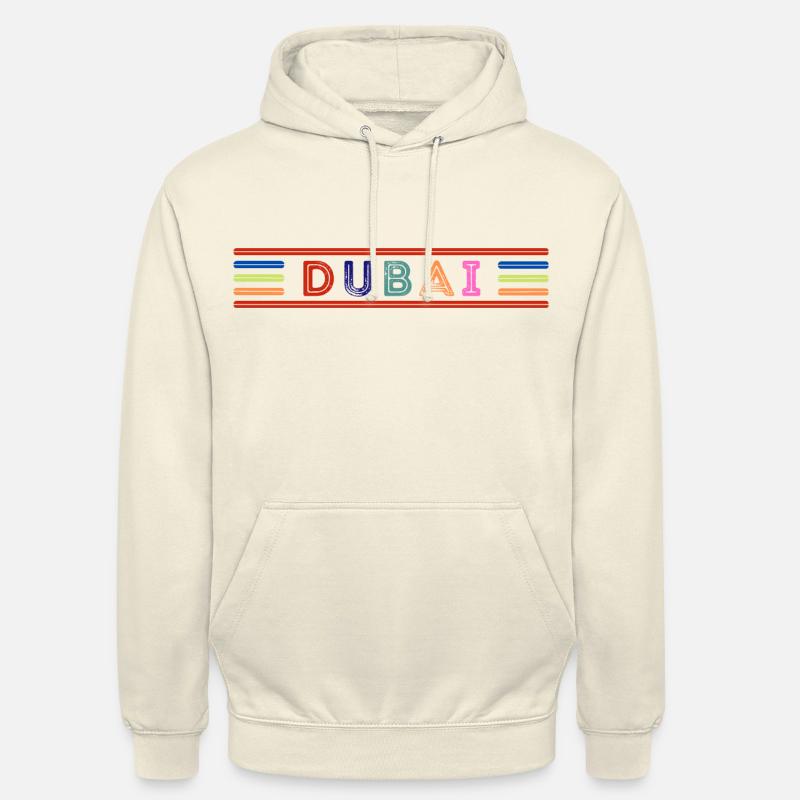 Dubai - Sweat-shirt à capuche unisexe - vanille