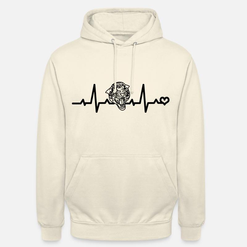 Jaguar Herzfrequenz - Unisex Hoodie - Vanille-Milchshake