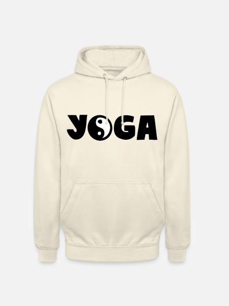 YOGA YIN YANG - Unisex Hoodie - vanilla