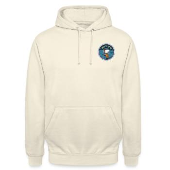 Peanuts Snoopy I Need My Space Spruch - Unisex Hoodie - Vanille-Milchshake - Vorne - Alina (178cm) & Michal (187cm)