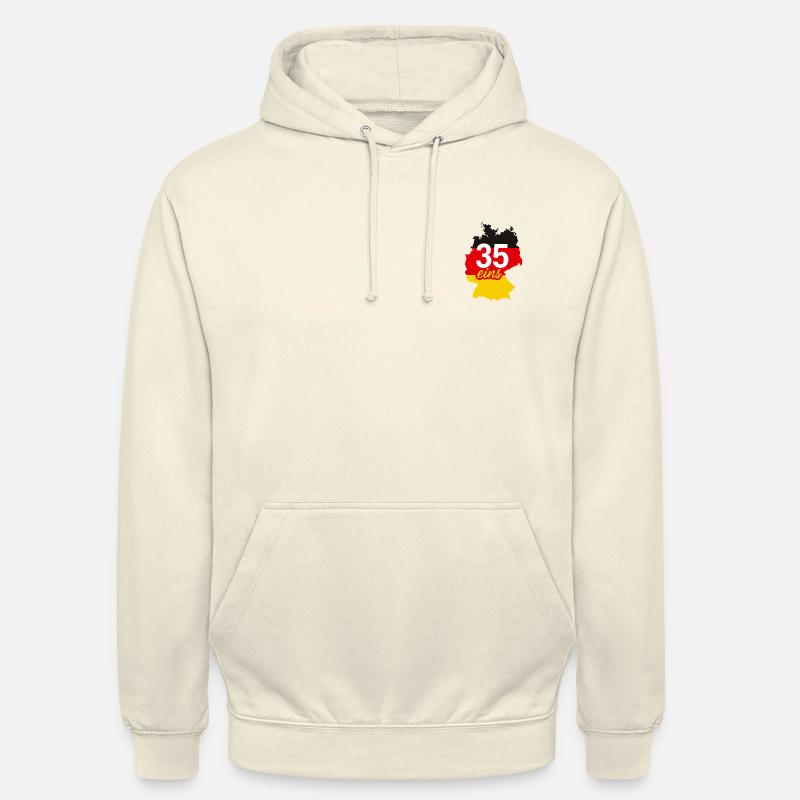 35 ans d’unité allemande - Sweat-shirt à capuche unisexe - vanille