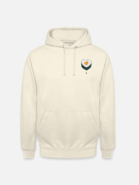 Sushi Love I - Unisex Hoodie - vanilla