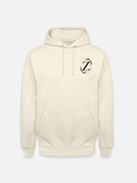 Buchstabe Z - Unisex Hoodie - Vanille-Milchshake