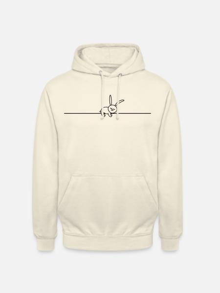 sleeping Line art - Unisex Hoodie - vanilla