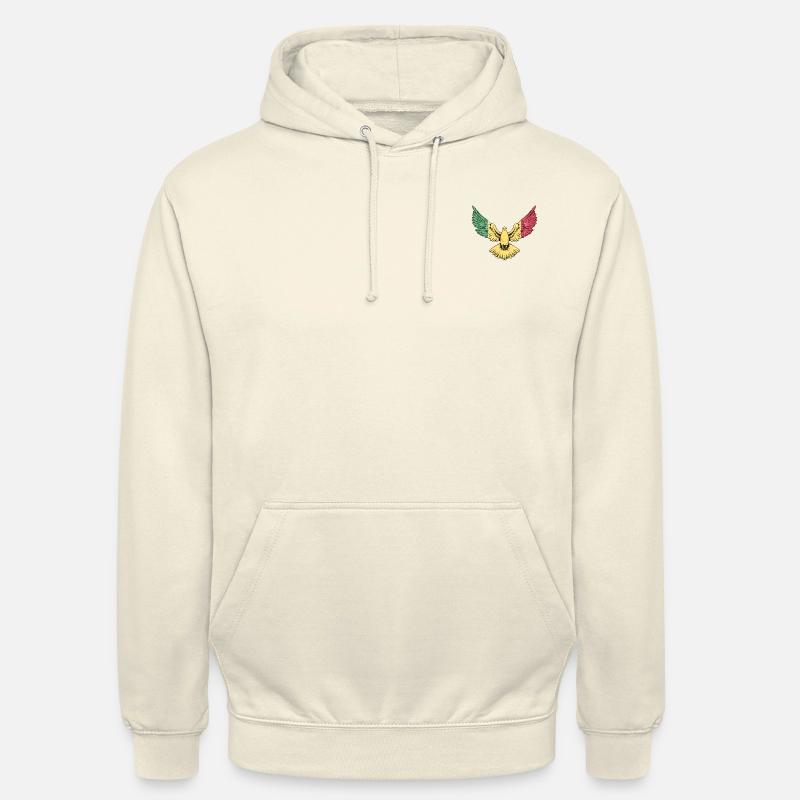Colombe du Mali - Solidaire du Mali - Sweat-shirt à capuche unisexe - vanille