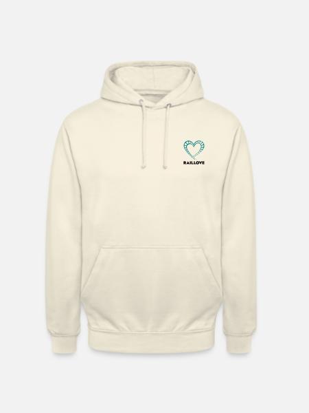 Rail Love Light - Unisex Hoodie - vanilla