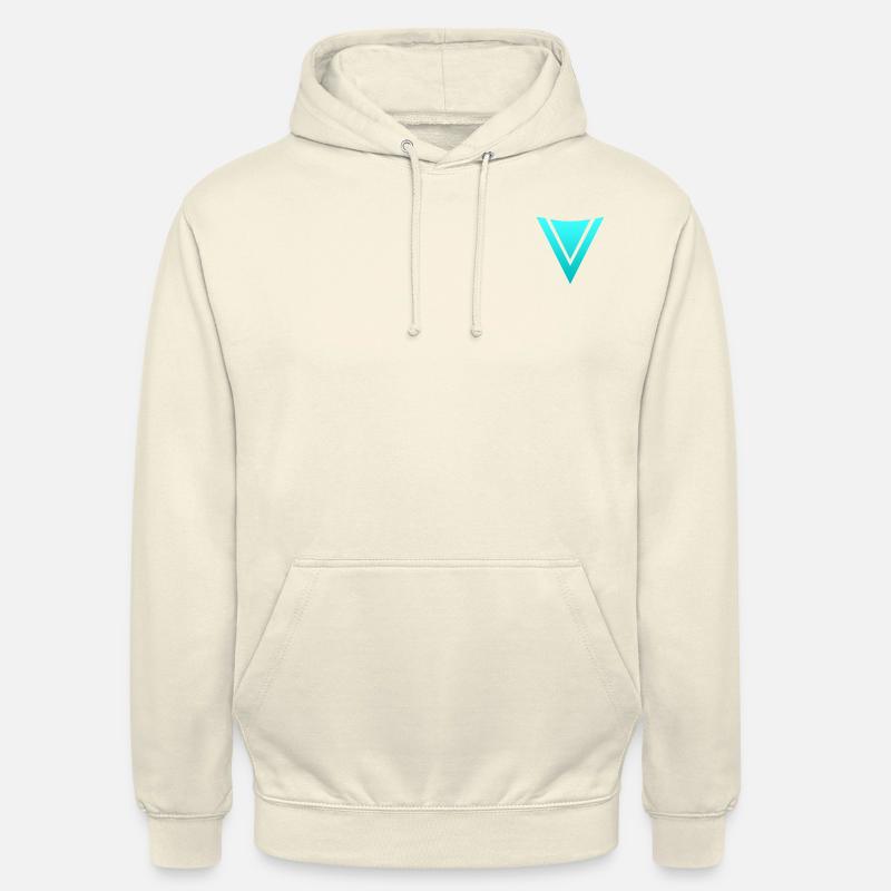 FronzeDE Basic Turquoise - Sweat-shirt à capuche unisexe - vanille