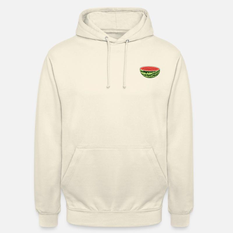 Pastèque Design - Sweat-shirt à capuche unisexe - vanille