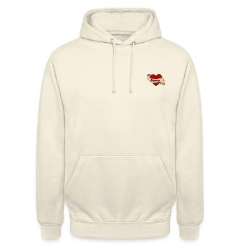 Mama - Unisex Hoodie - Vanille-Milchshake - Vorne - Alina (178cm) & Michal (187cm)