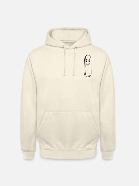Cucumber Outline - Unisex Hoodie - vanilla