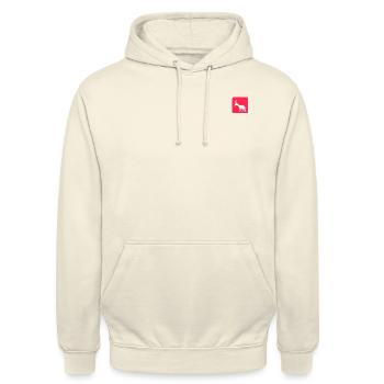 CLASSIC SHIT - Unisex Hoodie - Vanille-Milchshake - Vorne - Alina (178cm) & Michal (187cm)