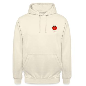 I love you from my head to-ma-toes - Veggie lover - Unisex Hoodie - vanilla - Front - Alina (178cm) & Michal (187cm)