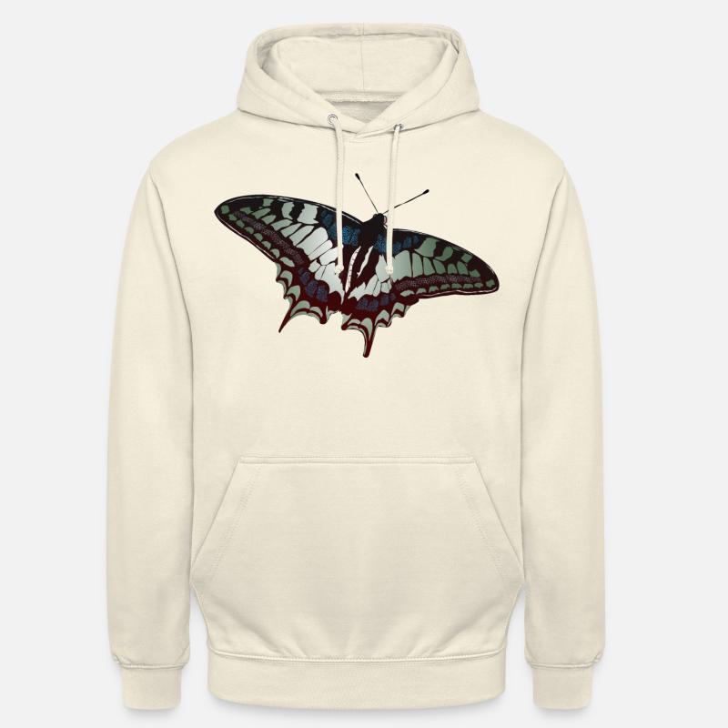 Papillon papillon papillons - Sweat-shirt à capuche unisexe - vanille