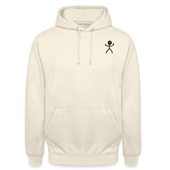 Fuck You - Unisex Hoodie - Vanille-Milchshake - Vorne - Alina (178cm) & Michal (187cm)