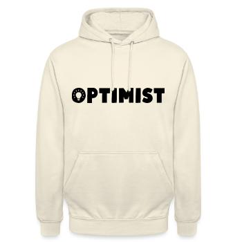 Optimist - Unisex Hoodie - Vanille-Milchshake - Vorne - Alina (178cm) & Michal (187cm)