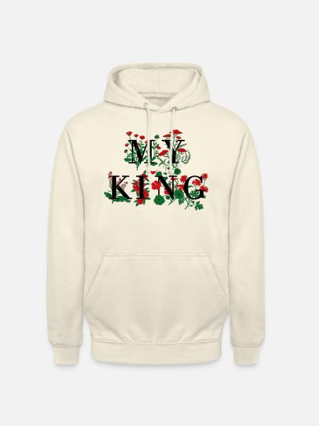 My King Partnershirt - Unisex Hoodie - Vanille-Milchshake