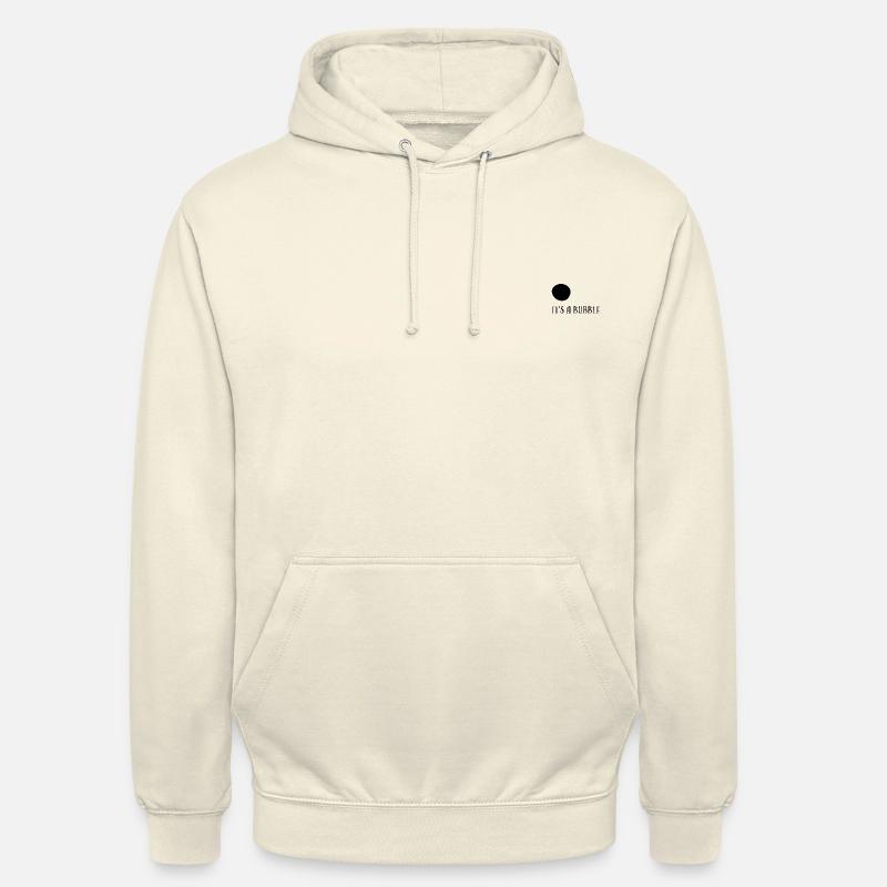 it´s a bubble schwarz - Unisex Hoodie - Vanille-Milchshake